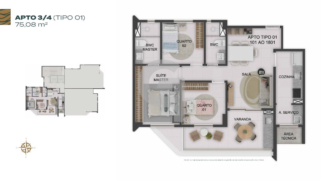 Apartamento, 3 quartos, 75 m² - Foto 18