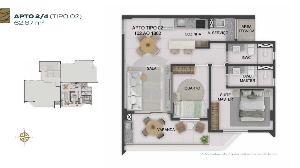 Apartamento, 2 quartos, 63 m² - Foto 18