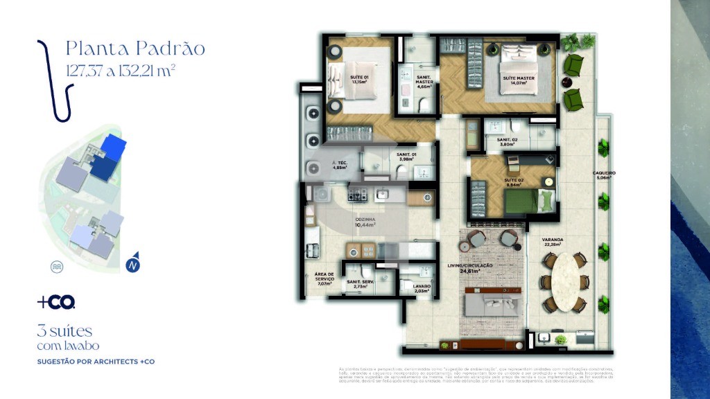 Apartamento, 3 quartos, 109 m² - Foto 32
