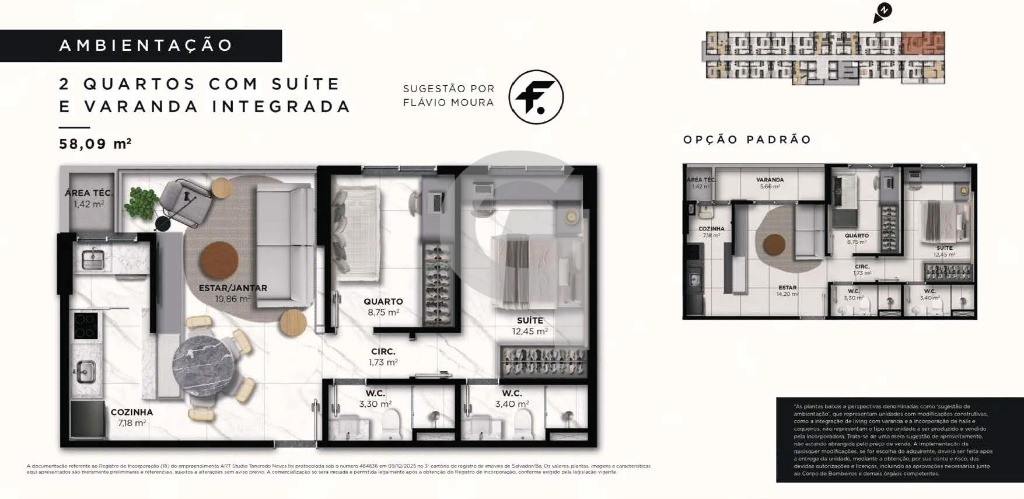 Apartamento, 2 quartos, 58 m² - Foto 8