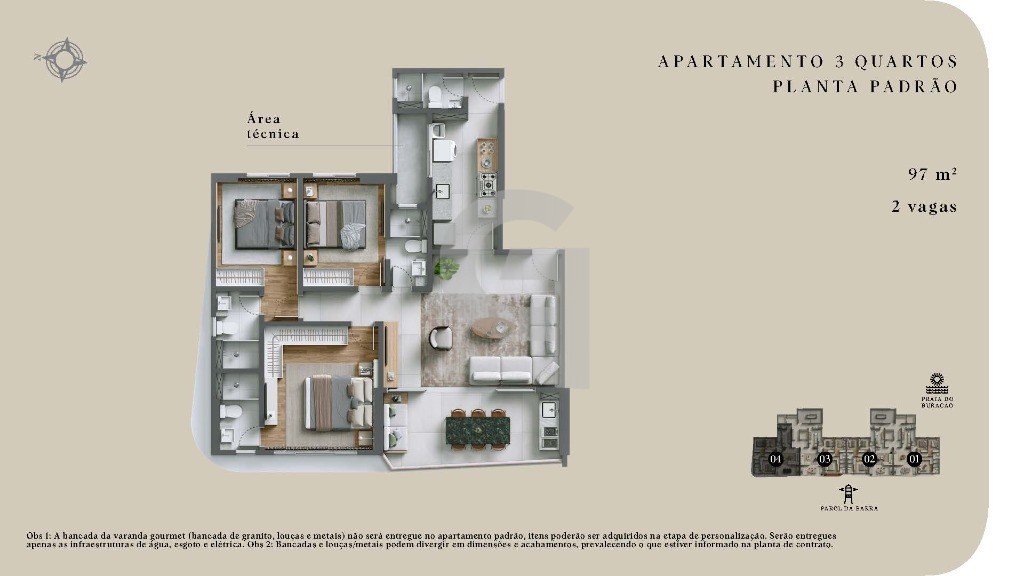 Apartamento, 3 quartos, 97 m² - Foto 23