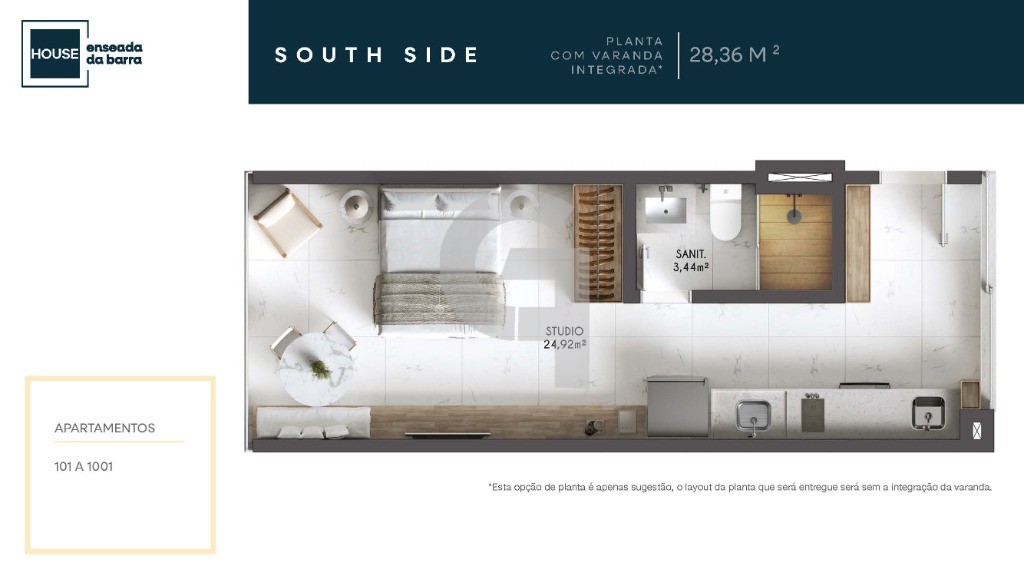 Apartamento, 1 quarto, 19 m² - Foto 24