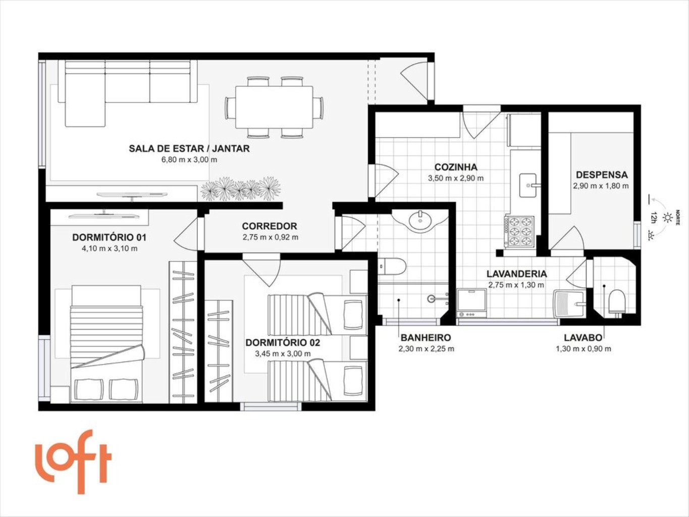 APARTAMENTO RESIDENCIAL em São Paulo - SP, Indianópolis