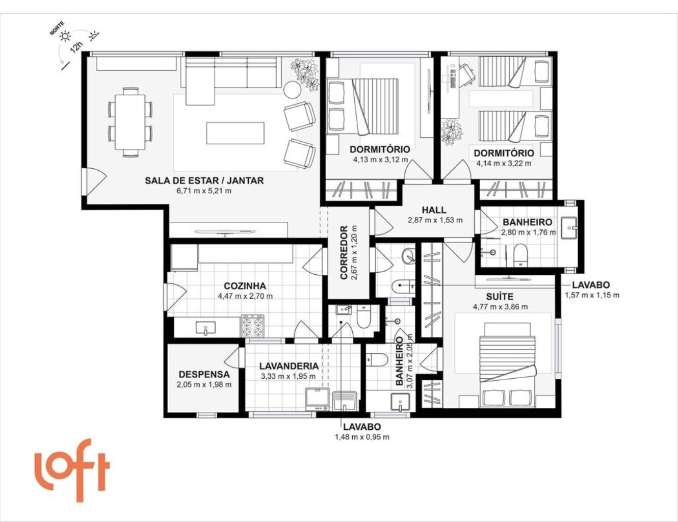 APARTAMENTO RESIDENCIAL em São Paulo - SP, Indianópolis
