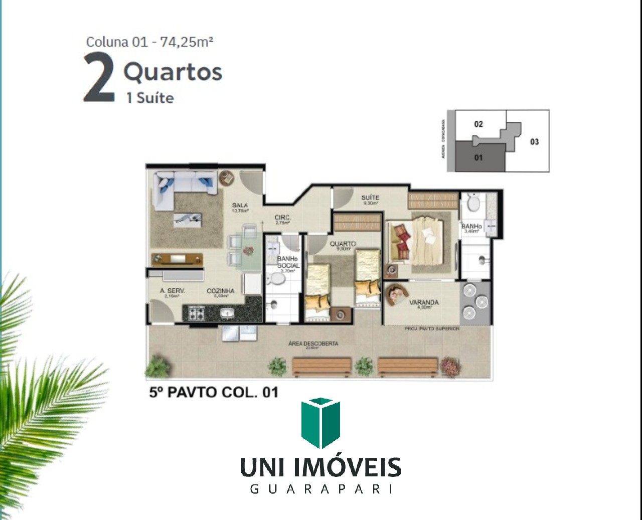 Apartamento, 2 quartos, 58 m² - Foto 6