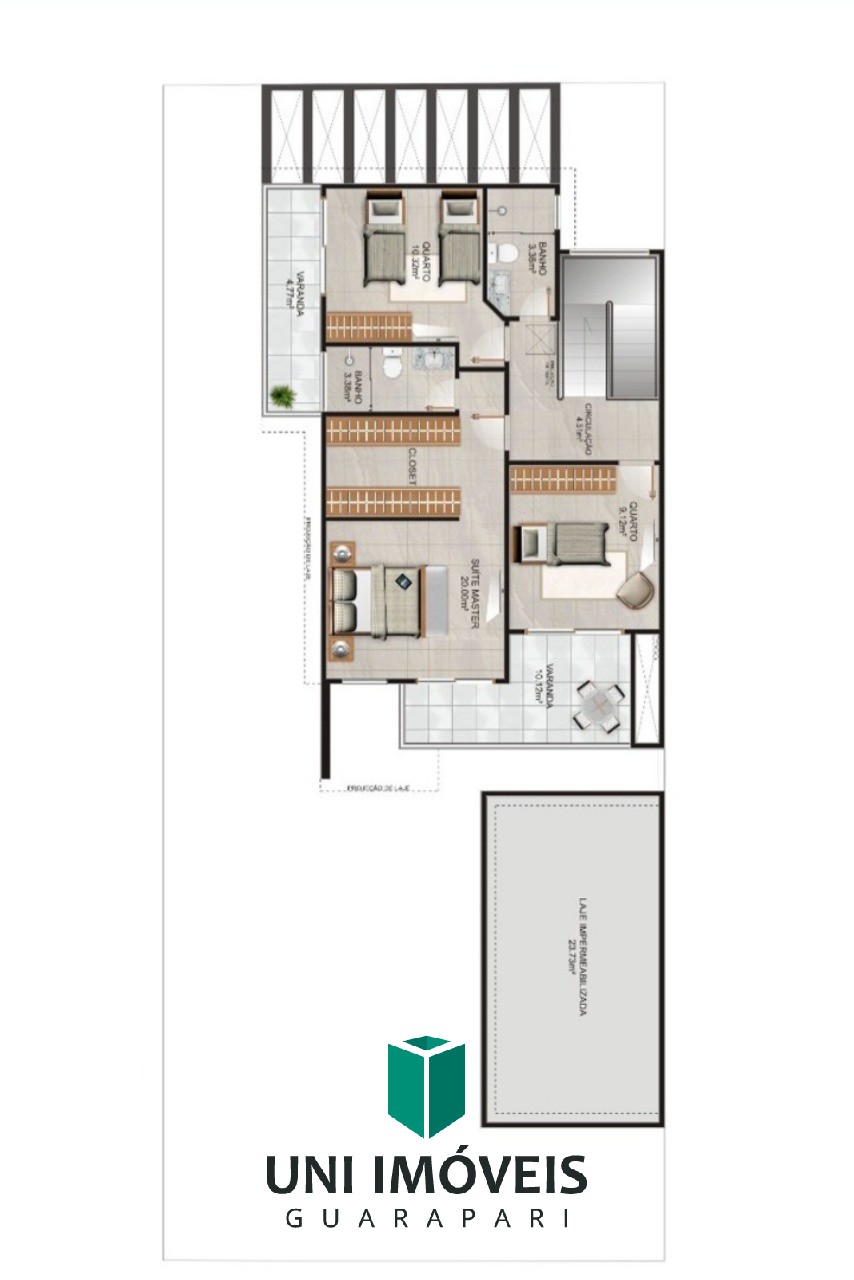 Casa, 3 quartos, 179 m² - Foto 3