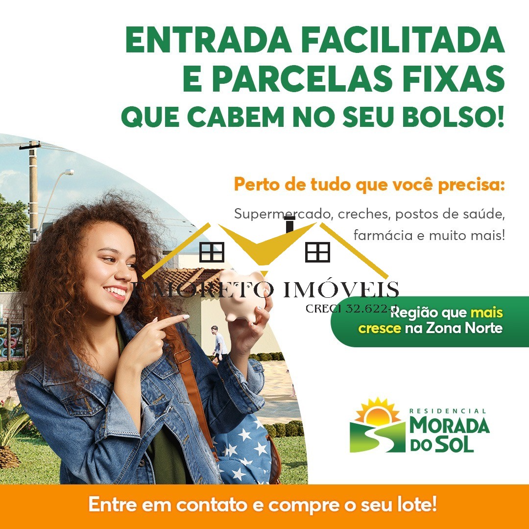 Terreno morada do sol vende, terreno em bairro aberto morada