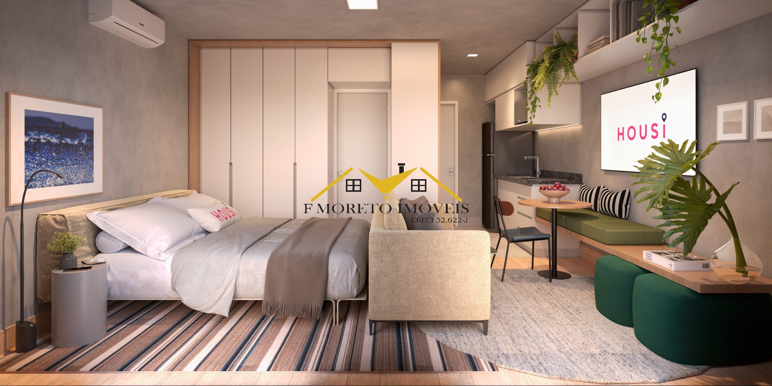 Apartamento, 1 quarto, 32 m² - Foto 2