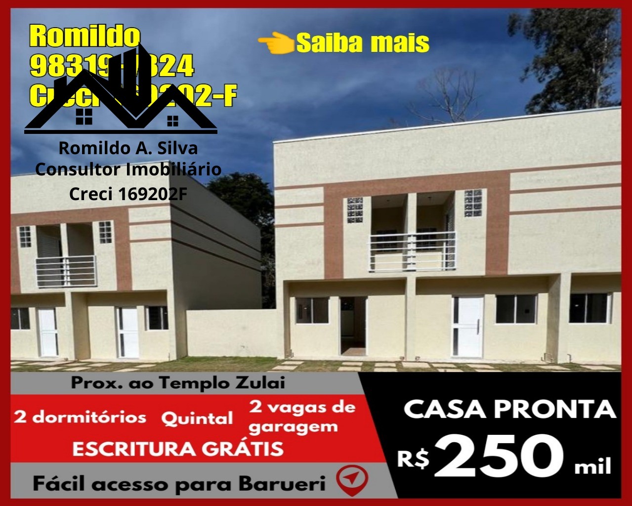 Casa residencial em cotia - sp, parque rincão - foto 1