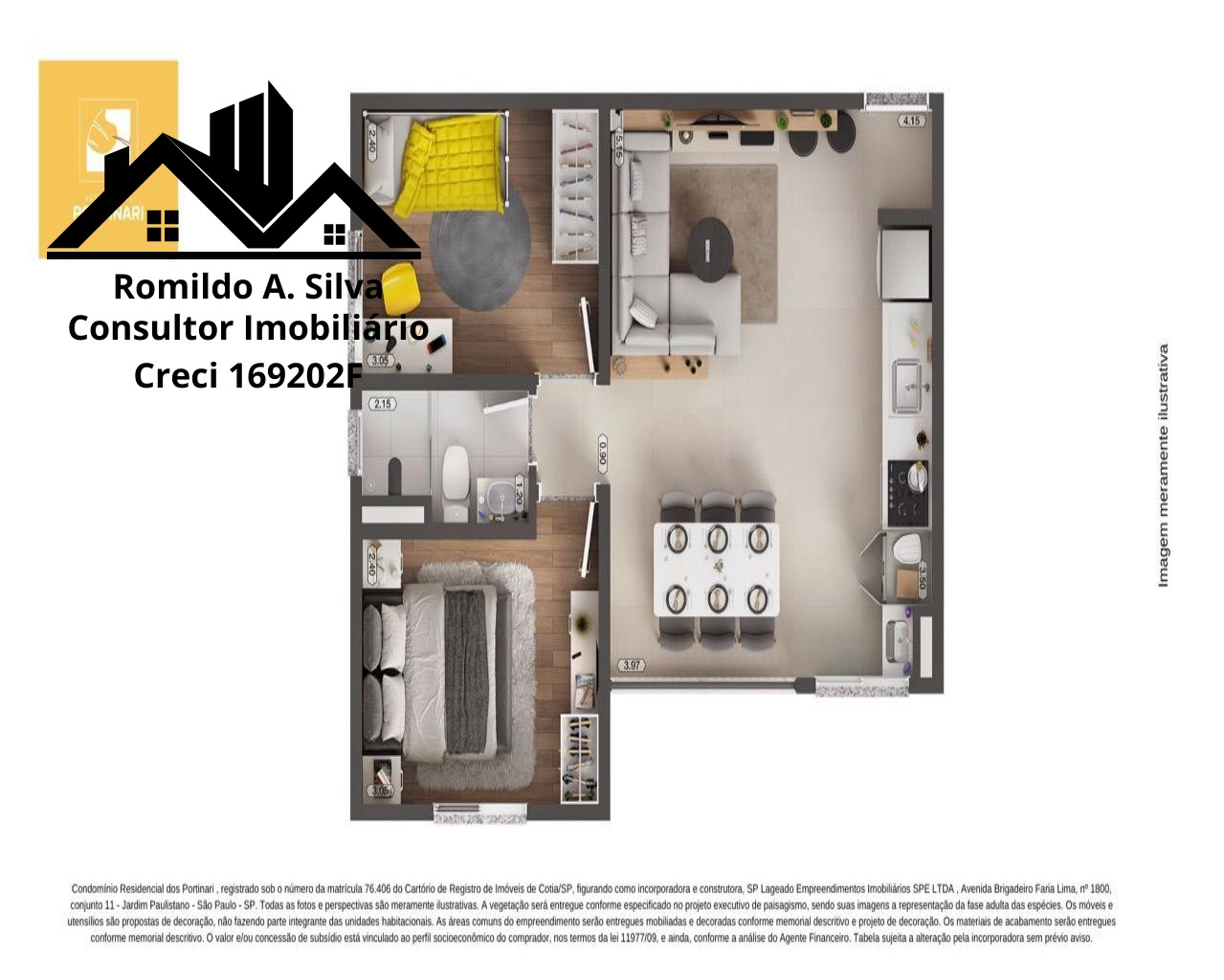 Apartamento residencial em cotia - sp, recanto vista alegre - foto 14