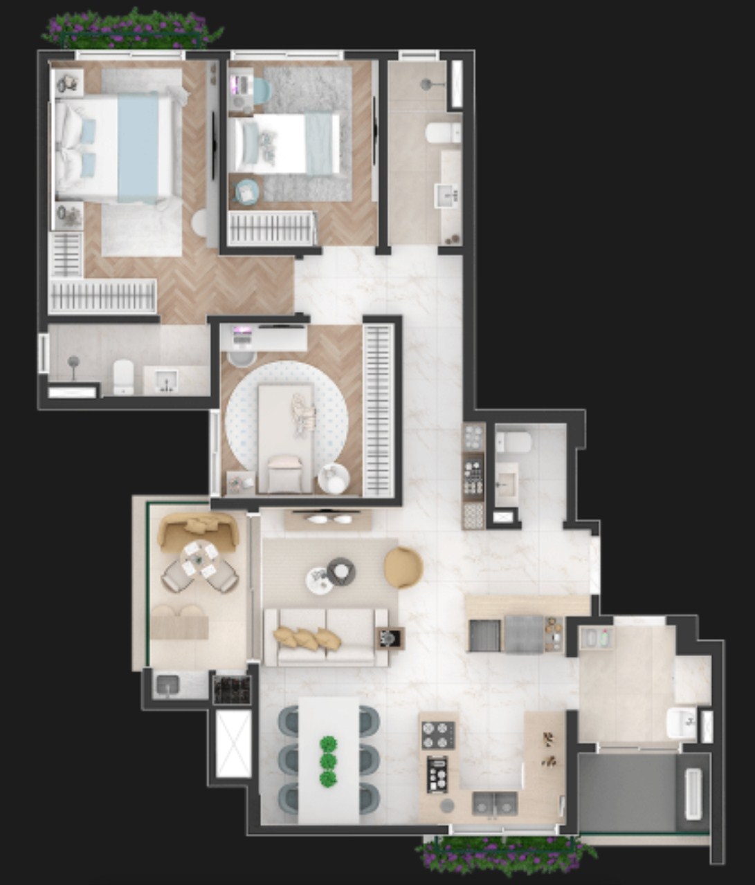 Cobertura, 2 quartos, 196 m² - Foto 38