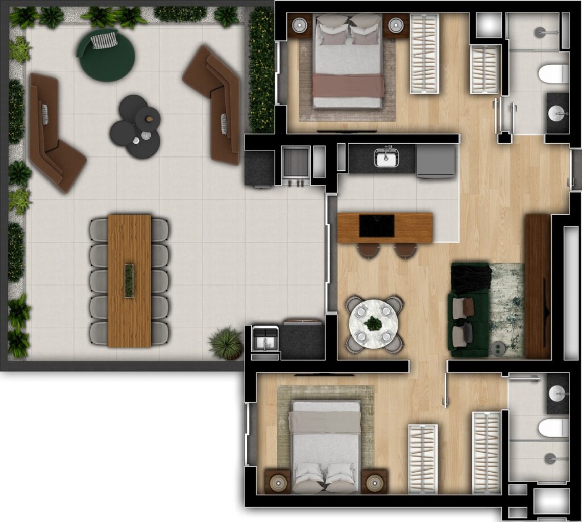Apartamento, 2 quartos, 96 m² - Foto 34