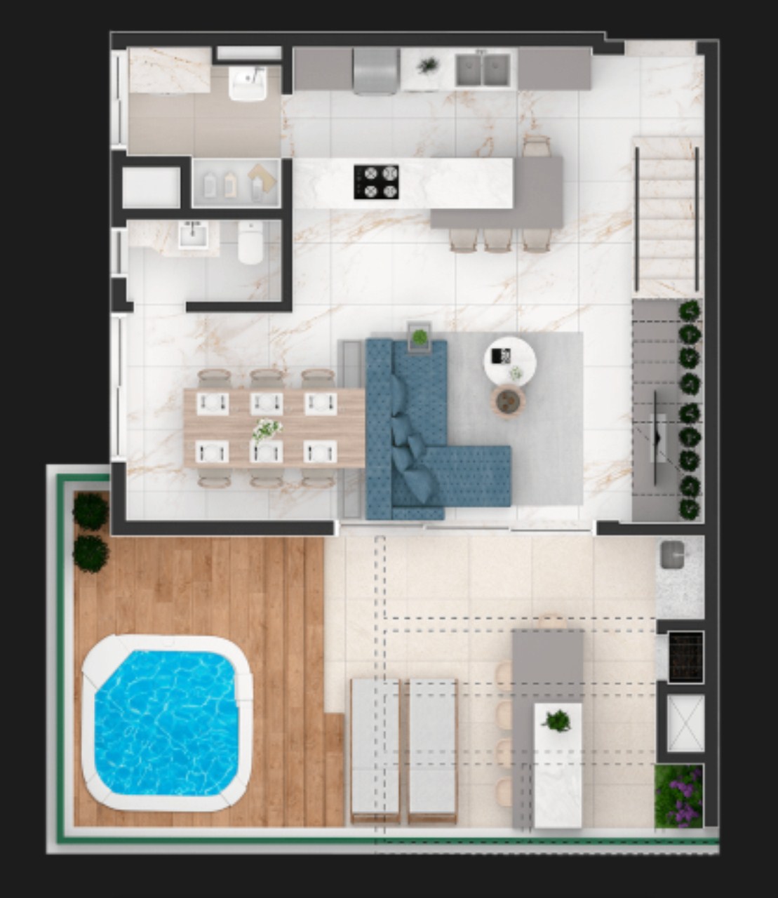 Cobertura, 3 quartos, 203 m² - Foto 44