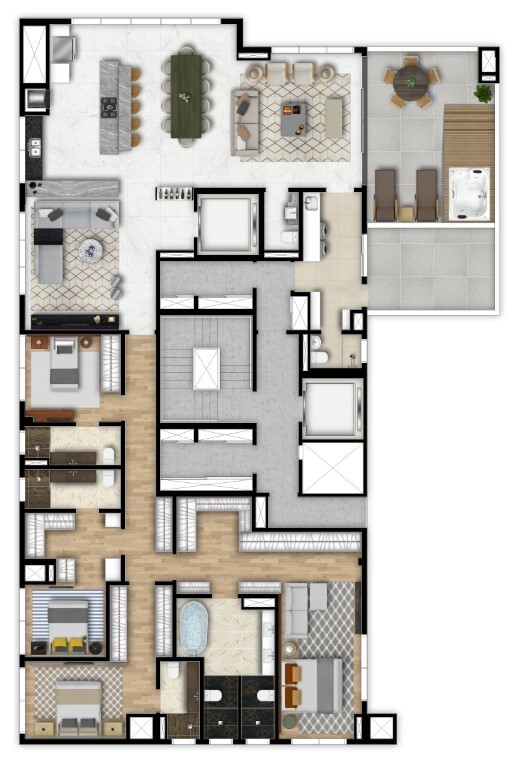 Apartamento, 2 quartos, 127 m² - Foto 67