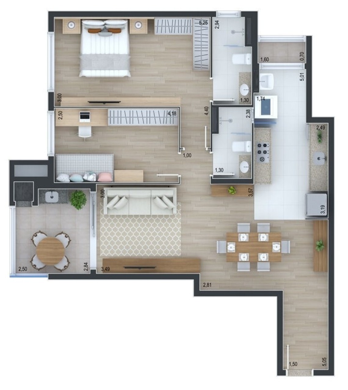 Apartamento à venda com 2 quartos, 116m² - Foto 16