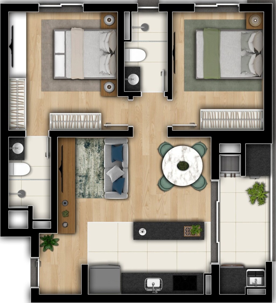 Apartamento, 2 quartos, 96 m² - Foto 28