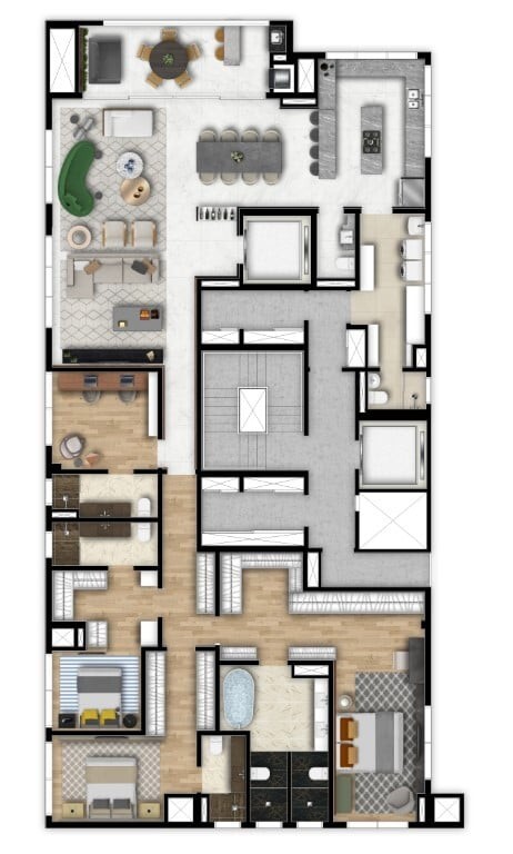 Apartamento, 2 quartos, 127 m² - Foto 66