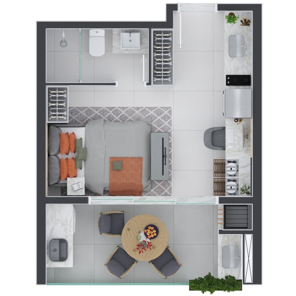 Apartamento, 1 quarto, 30 m² - Foto 25