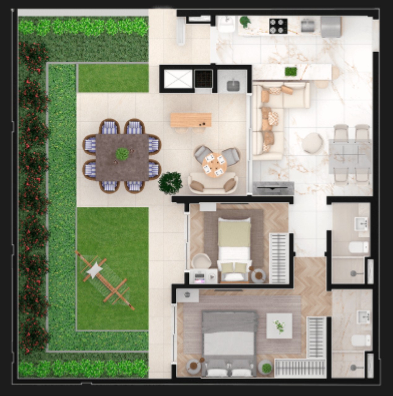 Cobertura, 2 quartos, 196 m² - Foto 47