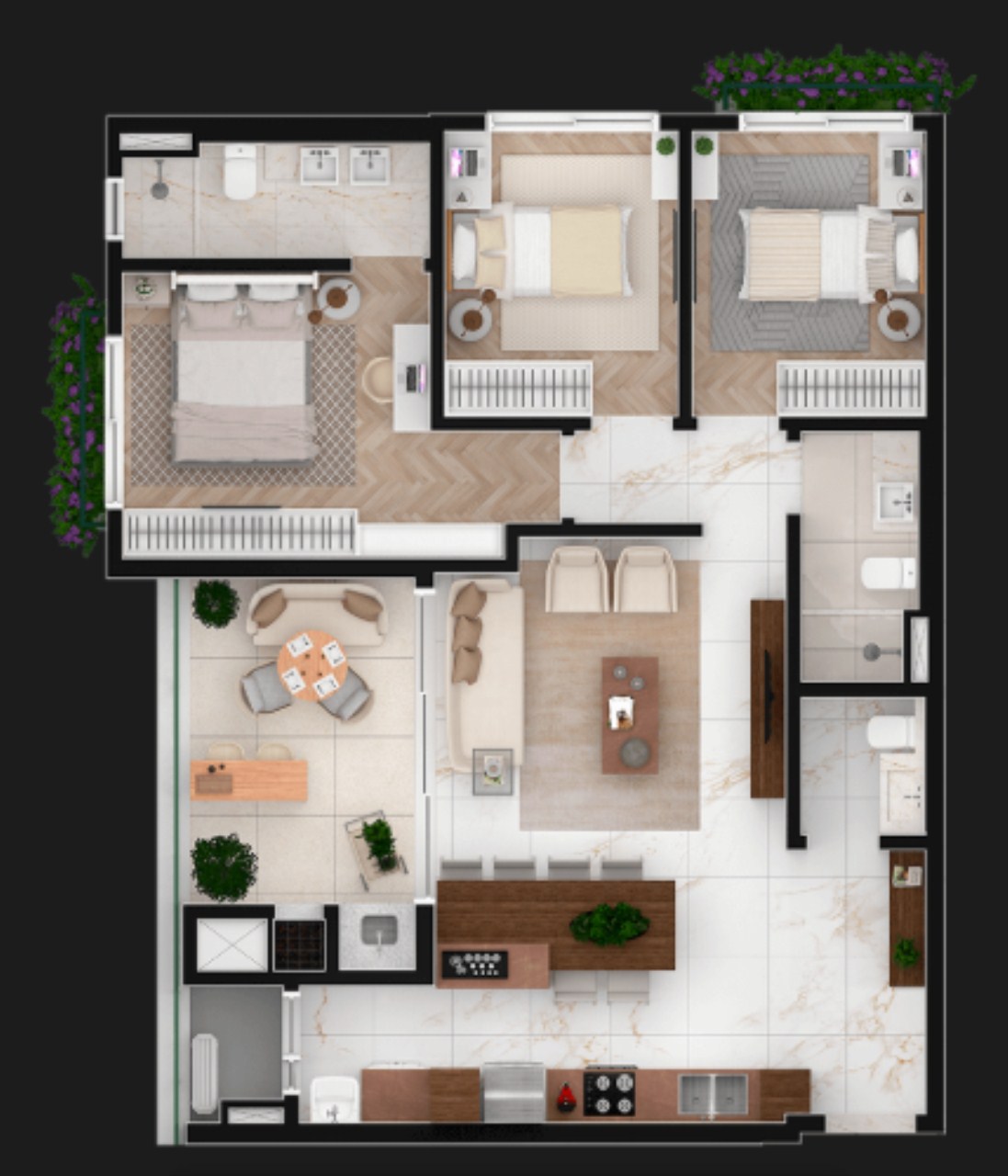 Cobertura, 2 quartos, 196 m² - Foto 36