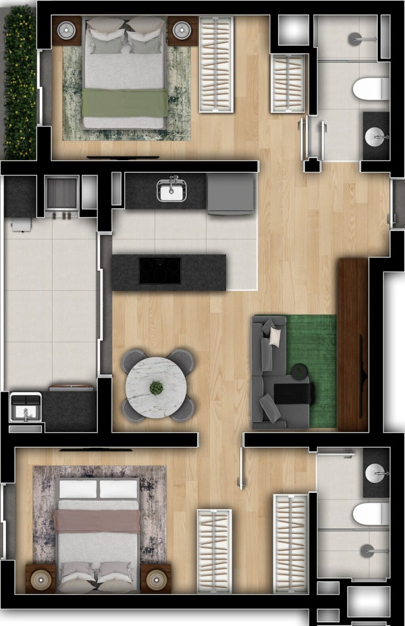 Apartamento, 2 quartos, 96 m² - Foto 29