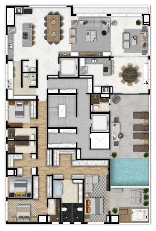 Apartamento, 2 quartos, 127 m² - Foto 68