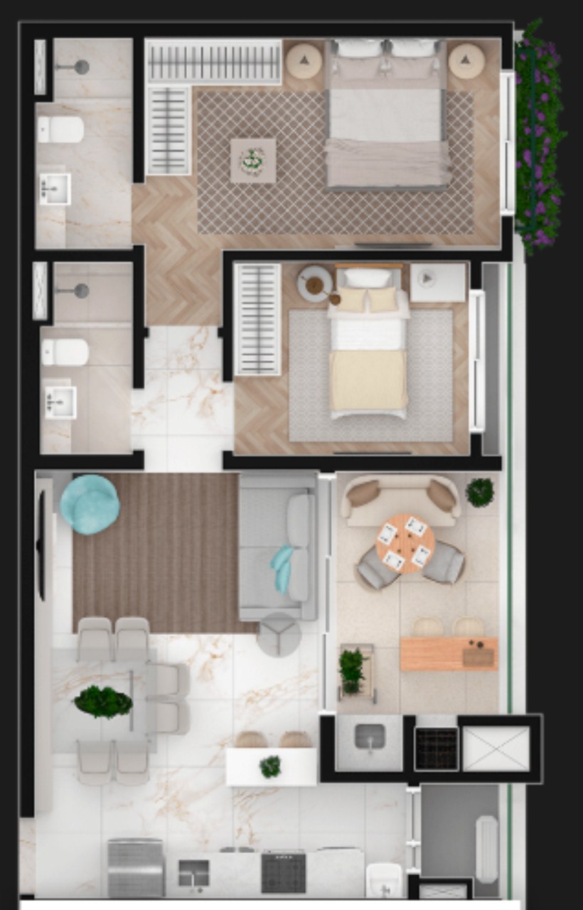 Cobertura, 2 quartos, 196 m² - Foto 32