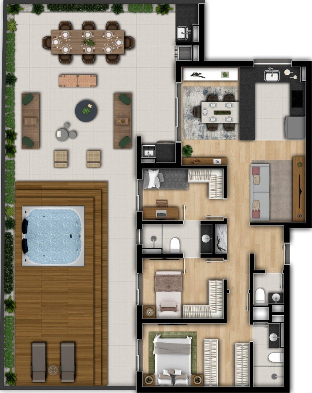 Apartamento, 3 quartos, 171 m² - Foto 35