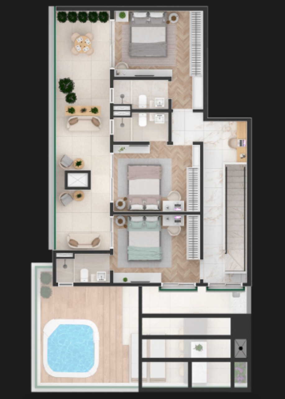 Cobertura, 2 quartos, 196 m² - Foto 45