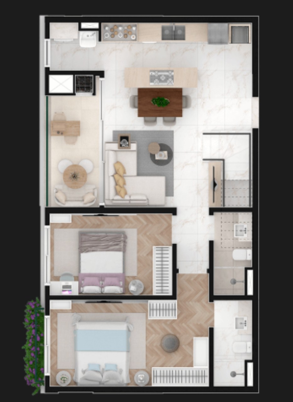 Cobertura, 2 quartos, 196 m² - Foto 42