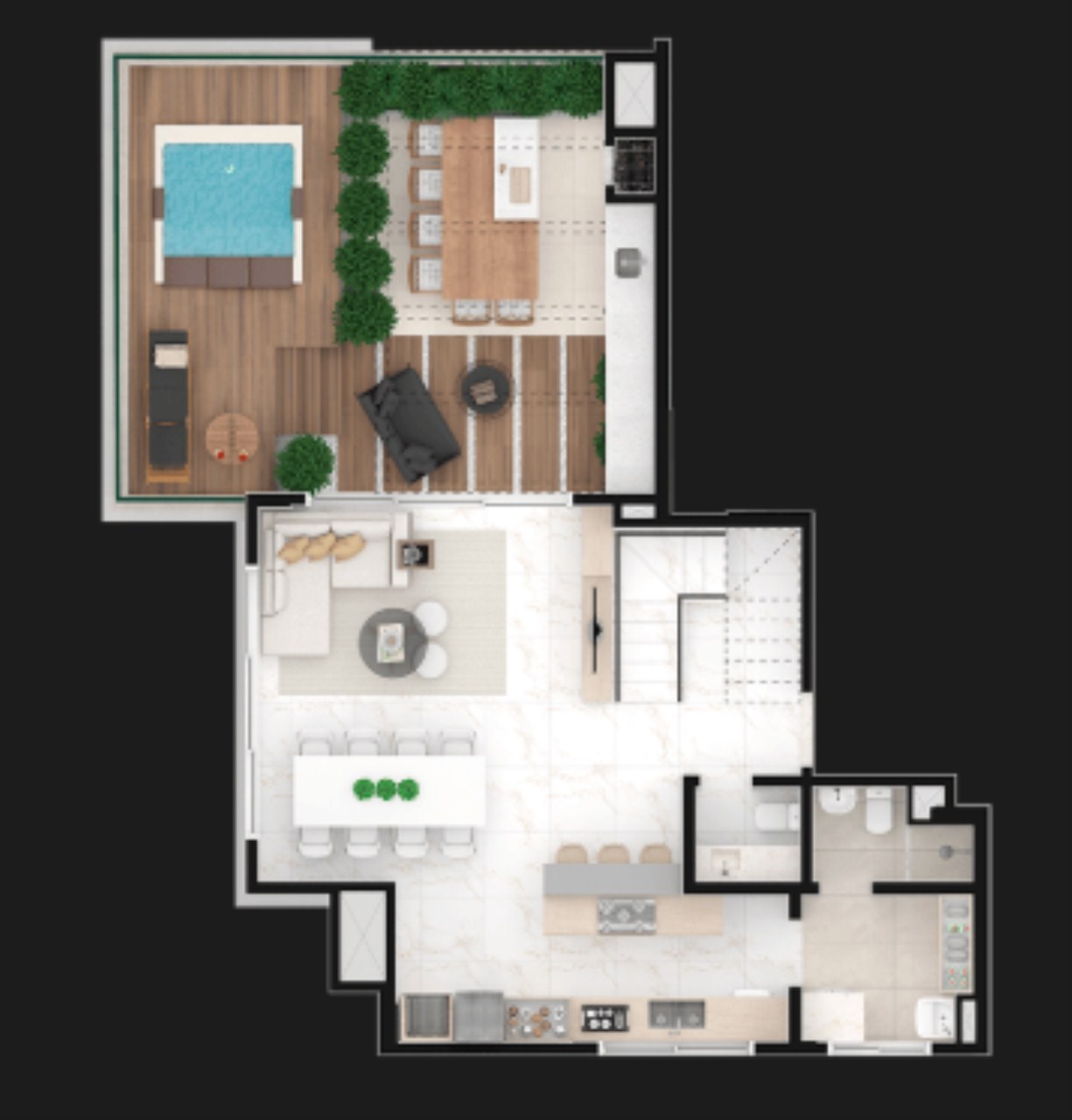 Cobertura, 2 quartos, 196 m² - Foto 40