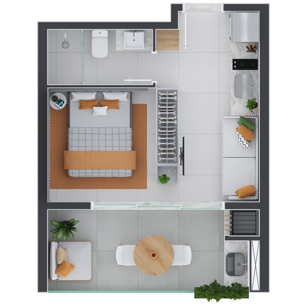 Apartamento, 1 quarto, 30 m² - Foto 26