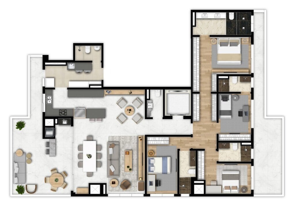 Apartamento, 2 quartos, 127 m² - Foto 63