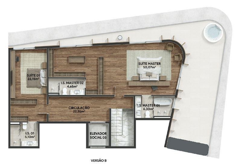 Apartamento, 2 quartos, 134 m² - Foto 69