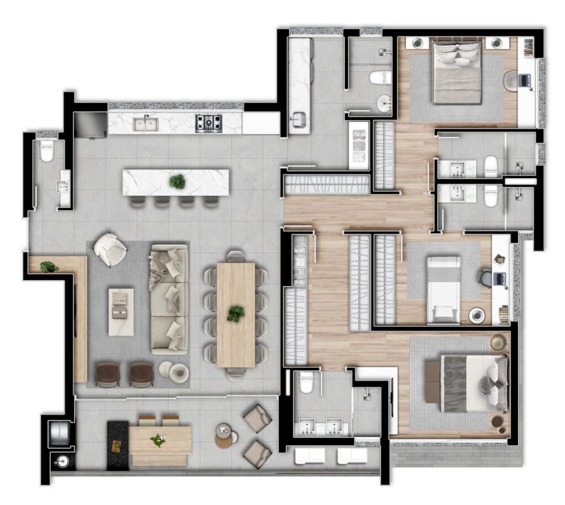 Cobertura, 3 quartos, 260 m² - Foto 43