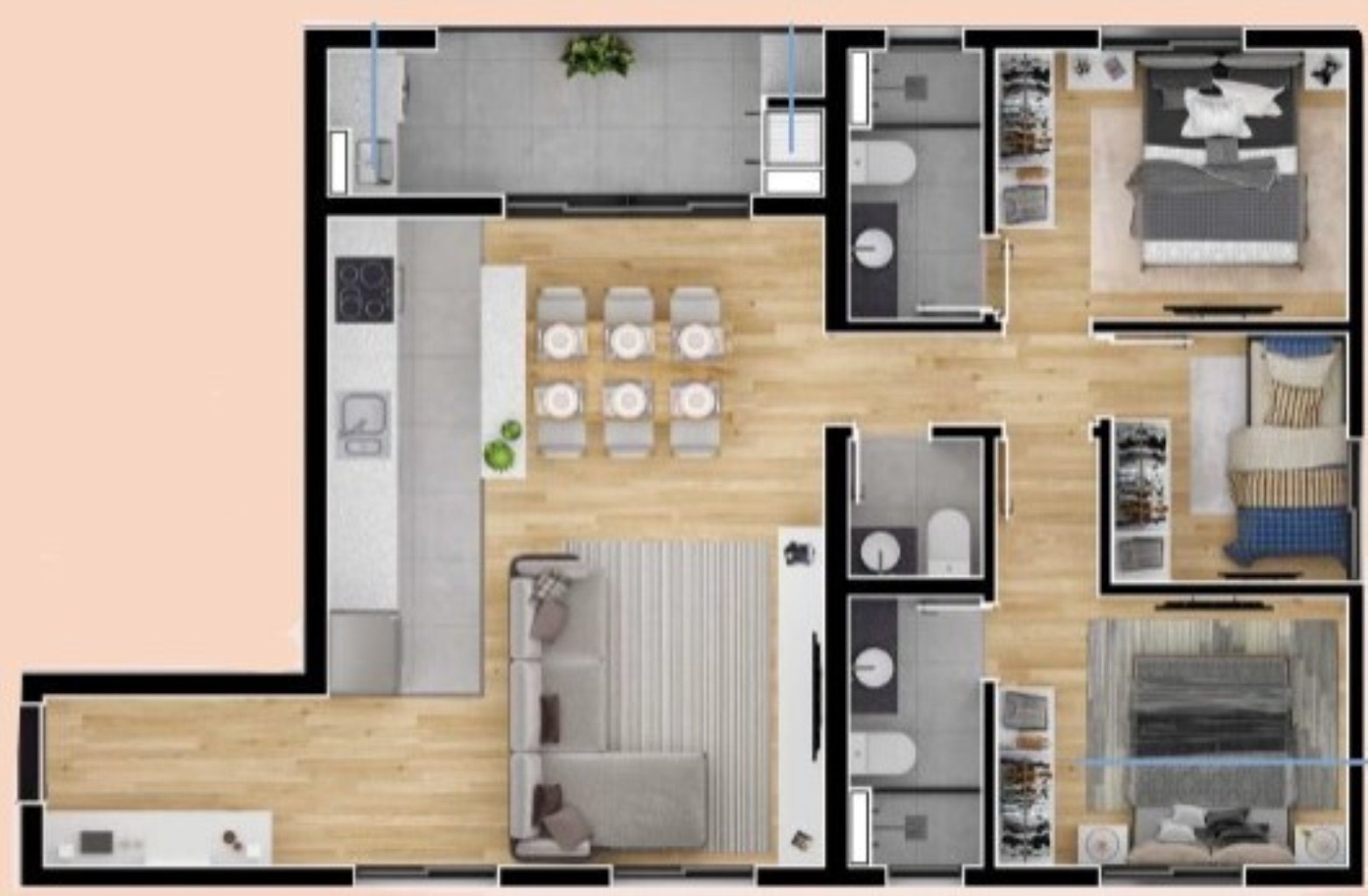Apartamento, 1 quarto, 47 m² - Foto 27