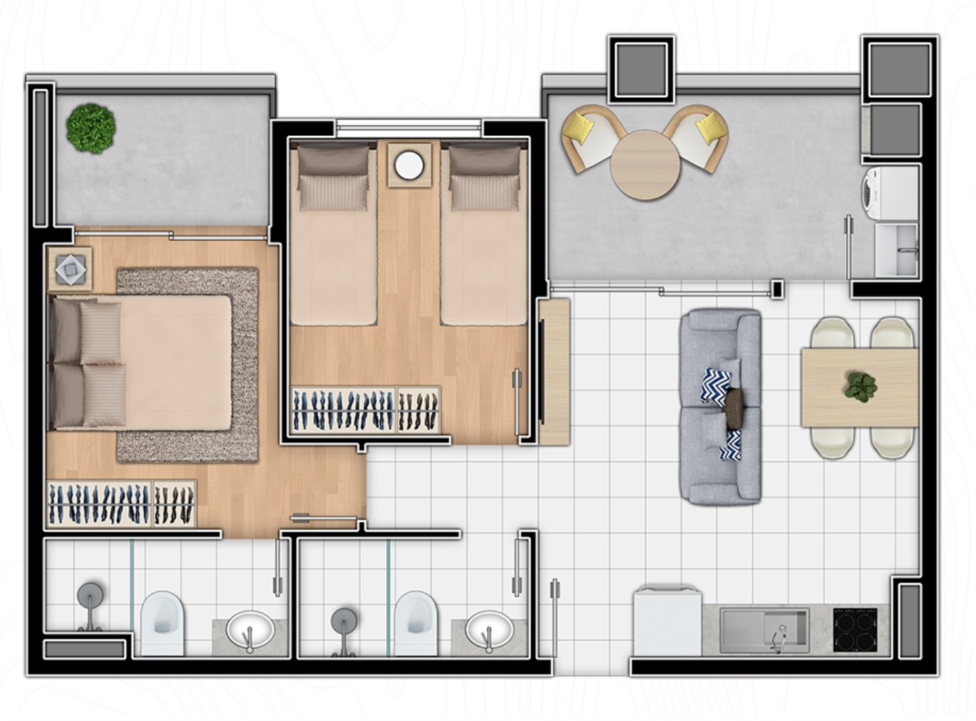 Apartamento, 2 quartos, 104 m² - Foto 15