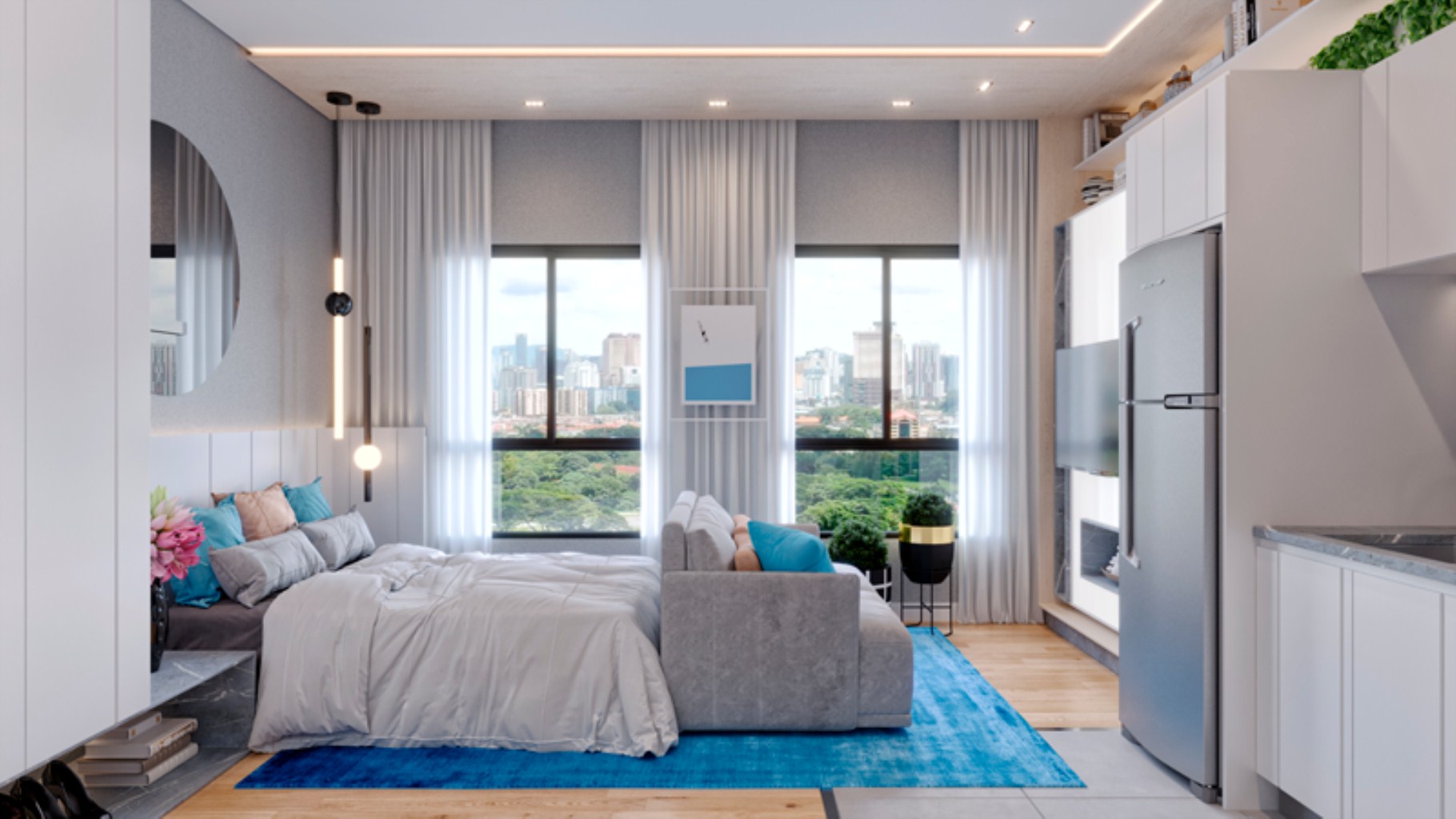 Apartamento, 1 quarto, 47 m² - Foto 9