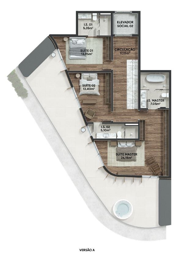 Apartamento, 3 quartos, 140 m² - Foto 56