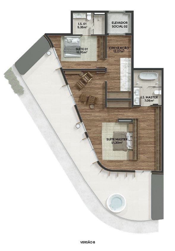 Apartamento, 3 quartos, 167 m² - Foto 57