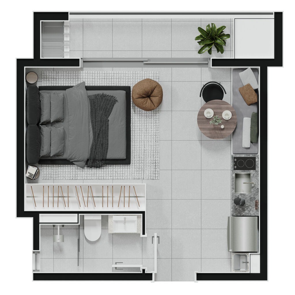 Apartamento, 1 quarto, 44 m² - Foto 41