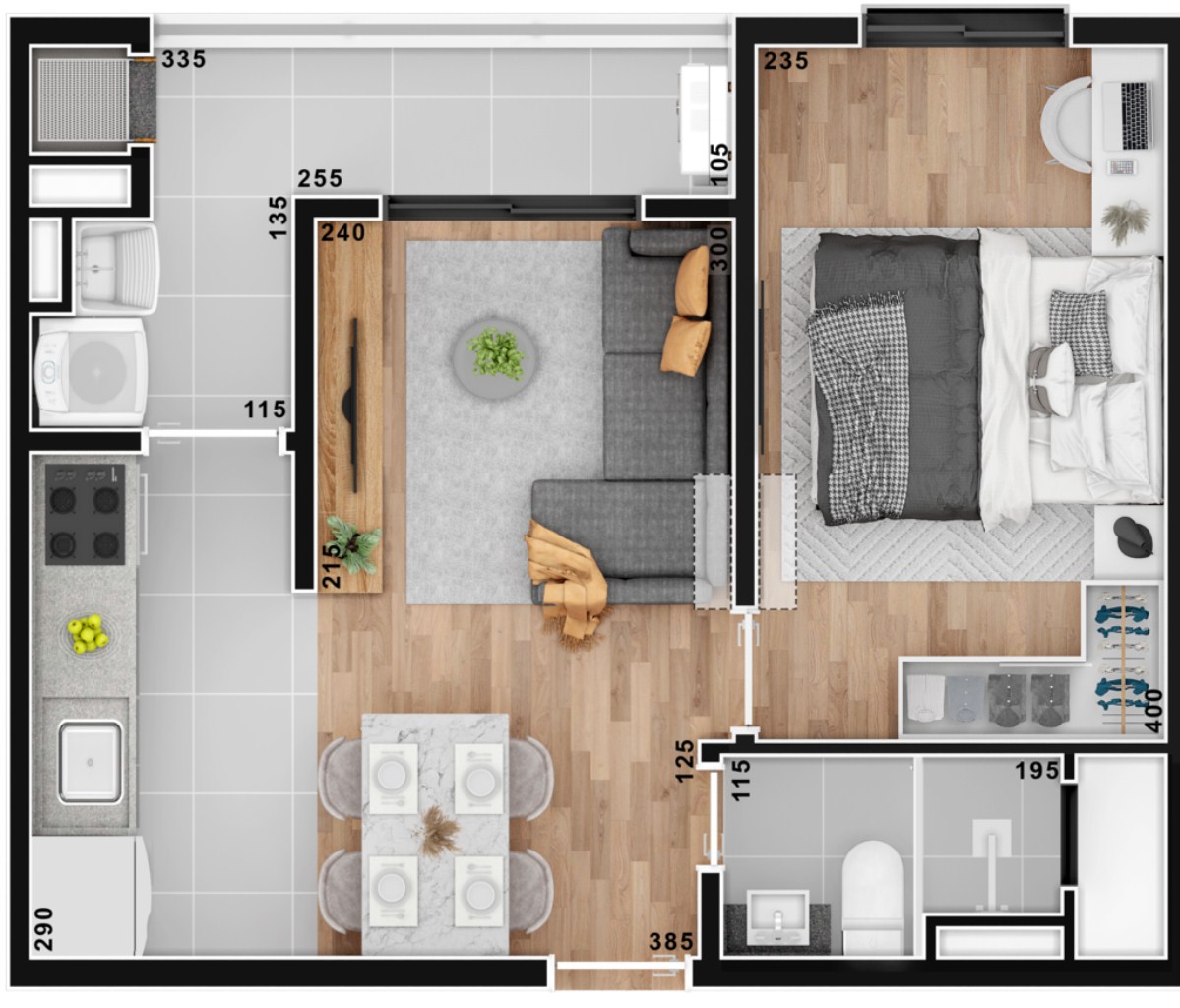 Apartamento, 3 quartos, 64 m² - Foto 47