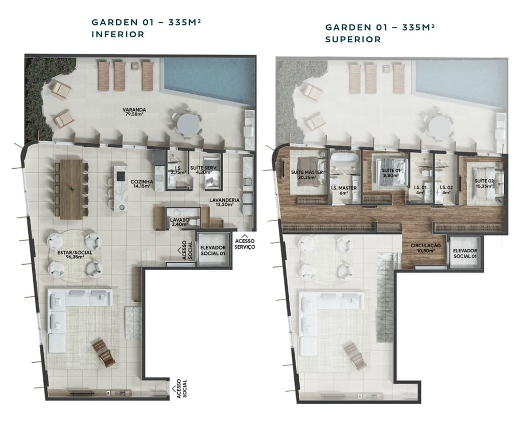 Apartamento, 3 quartos, 187 m² - Foto 70