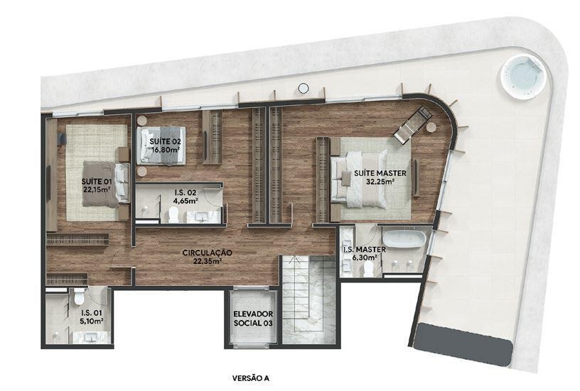 Apartamento, 3 quartos, 167 m² - Foto 68