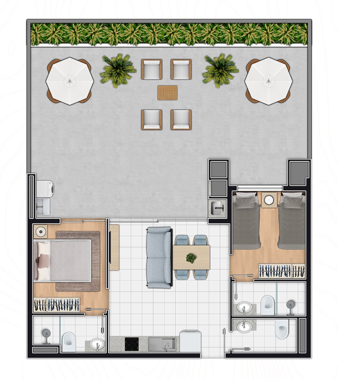 Apartamento, 2 quartos, 155 m² - Foto 22