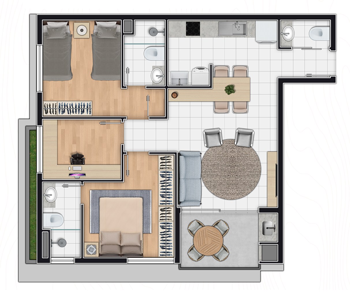 Apartamento, 2 quartos, 104 m² - Foto 19