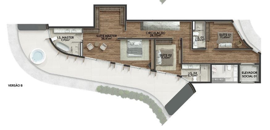 Apartamento, 3 quartos, 167 m² - Foto 66