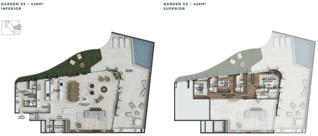 Apartamento, 3 quartos, 335 m² - Foto 74