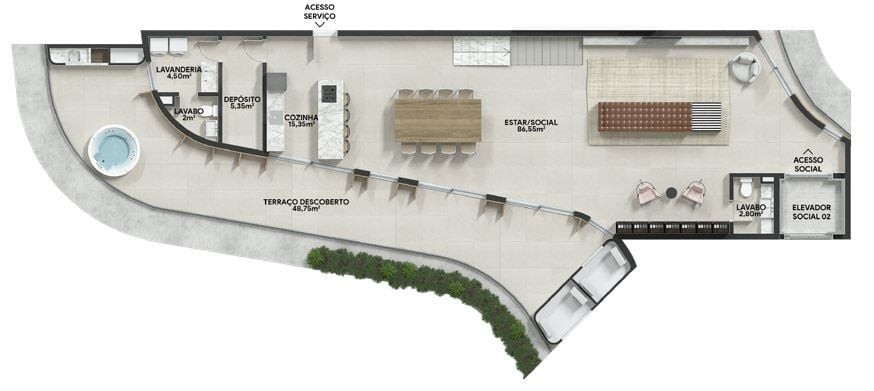 Apartamento, 3 quartos, 335 m² - Foto 64