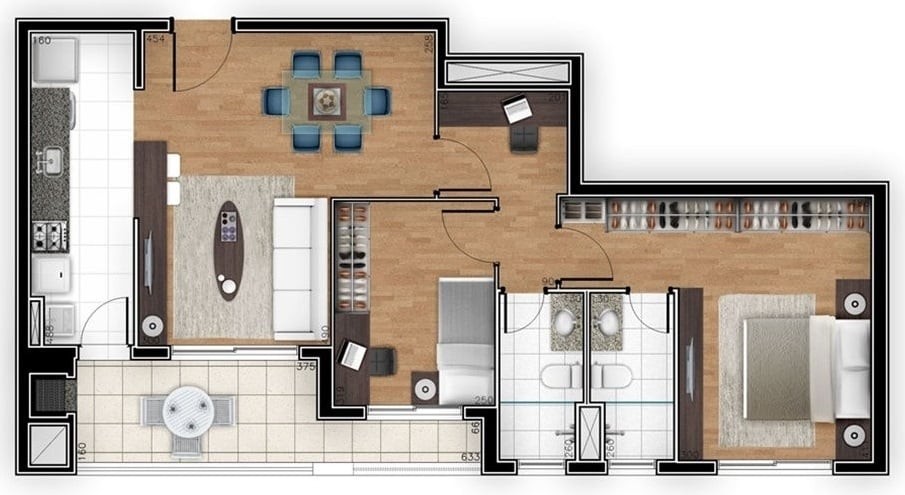 Apartamento, 3 quartos, 94 m² - Foto 15
